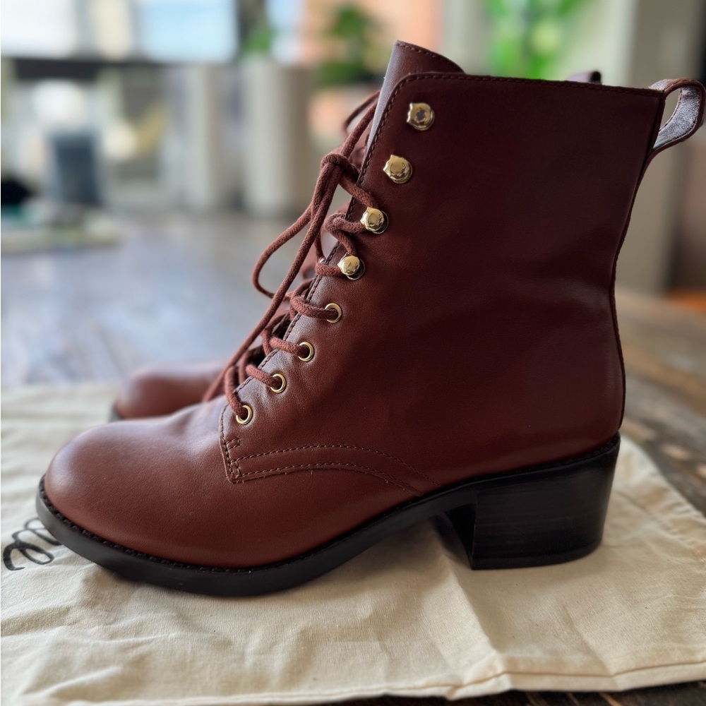 Madewell brown leather boots size 7